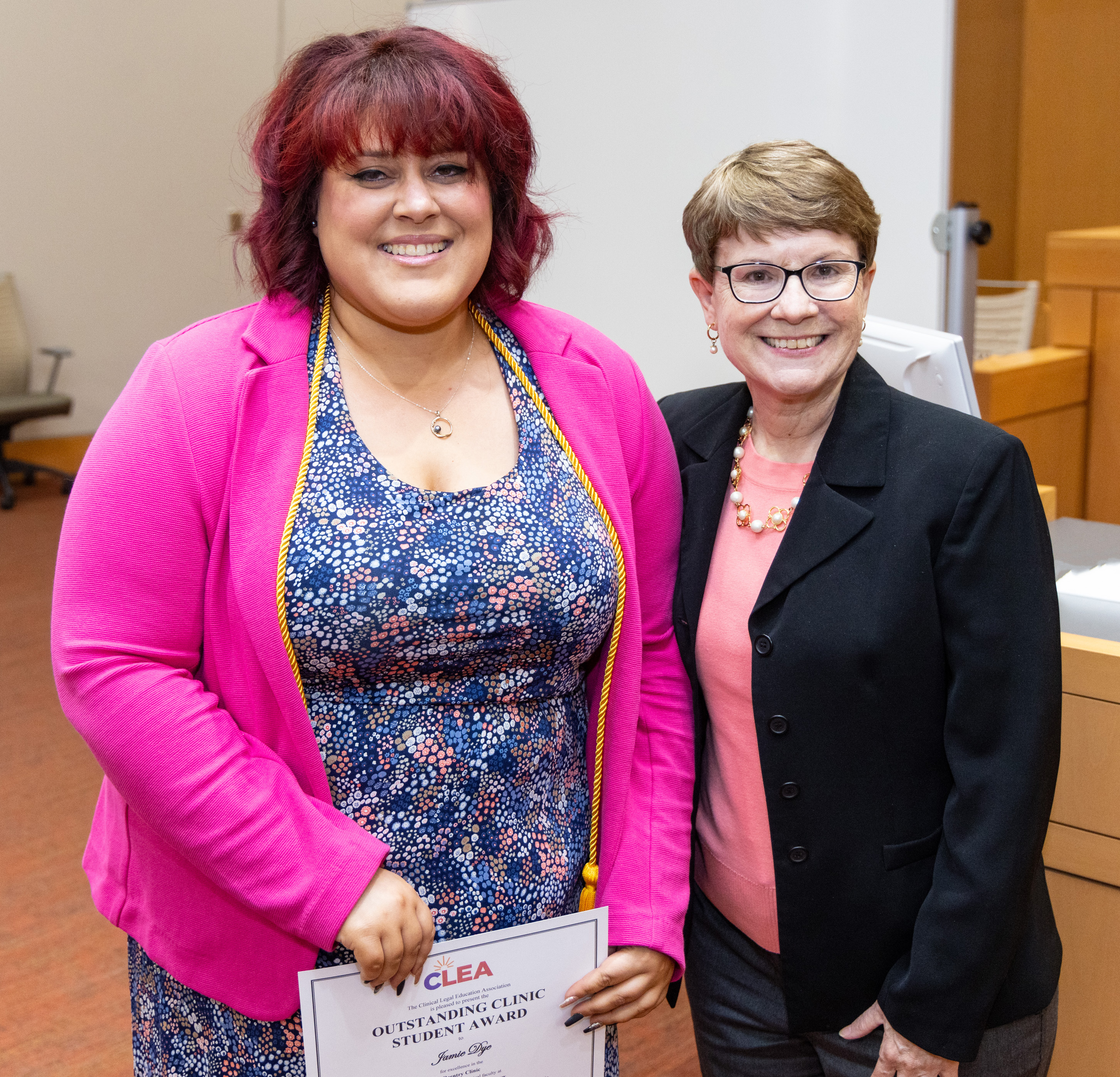 Akron Law presents 2024 Outstanding Clinical Student Award