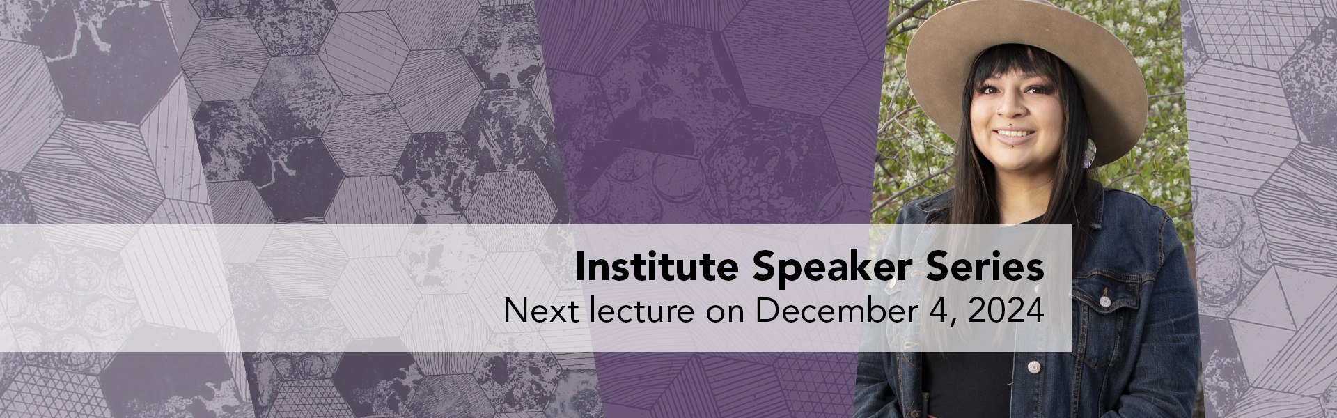 Institute Speaker Series - next lecture December 4, 2024