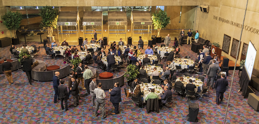 CIPLA CLE Event reception for The University of Akron School of Law at EJ Thomas Hall