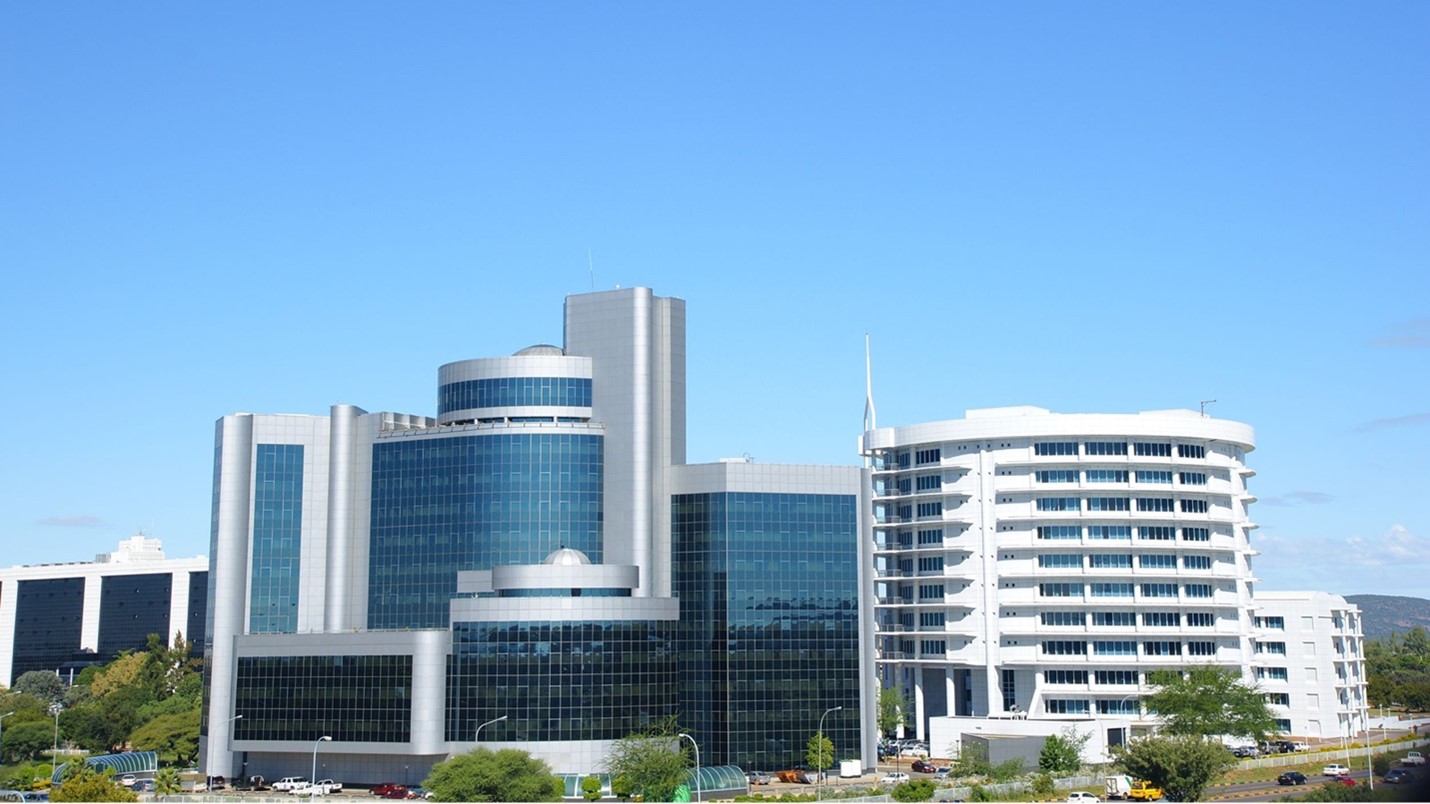 Gaborone skyline, photo by Helen Lamour