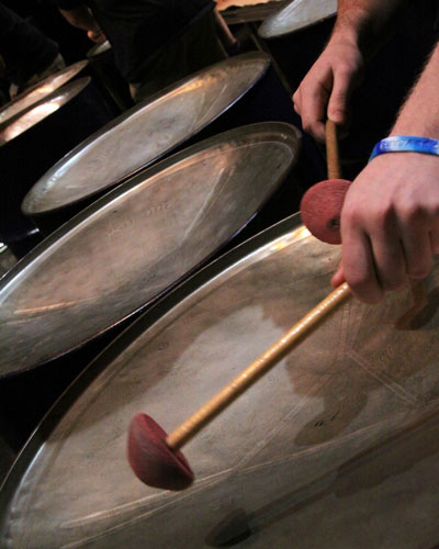 Steel Drum used in the School of Music at The University of Akron